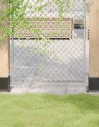 vidaXL Основи за стълбове квадрат 4 бр прахово боядисана стомана