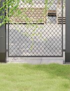 vidaXL Основи за стълбове квадрат 4 бр прахово боядисана стомана
