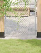 vidaXL Основи за стълбове квадрат 4 бр прахово боядисана стомана