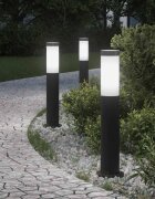 vidaXL Осветителни стълбове за стълбове 3 бр. 50 см неръждаема стомана IP44