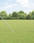 vidaXL Открит Еврейски Оград с Шипове 10 x 1 m Поцинкована стомана