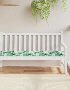 vidaXL Пад за пейка Оксфордска тъкан На листа 150 x 50 x 3 cm