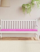 vidaXL Пад за пейка Оксфордска тъкан Розово 180 x 50 x 3 cm