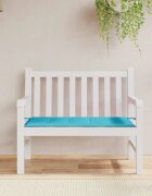 vidaXL Пад за стол Оксфордска тъкан Тюркоаз 100 x 50 x 3 cm