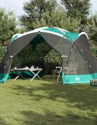 vidaXL Палатка с мрежа против комари Морско зелено 434 x 434 x 230 см