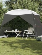 vidaXL Палатка с мрежа против комари с покрив Сив 320 x 320 x 218 см