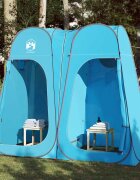 vidaXL Палатка за уединение синя изскачаща водоустойчива