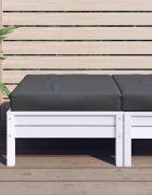 vidaXL Палетна възглавница антрацит 60x60x95 см Оксфорд плат