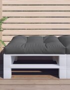 vidaXL Палетна възглавница антрацит 70x70x12 см текстил