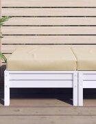 vidaXL Палетна възглавница бежова 60x60x8 см Оксфорд плат