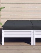 vidaXL Палетна възглавница черна 60x60x6 см Оксфорд плат