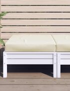 vidaXL Палетна възглавница кремава 60x60x95 см Оксфорд плат