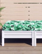 vidaXL Палетна възглавница на листа 60x60x95 см Оксфорд плат