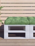 vidaXL Палетна възглавница на листа 60x615x10 см Оксфорд плат
