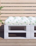 vidaXL Палетна възглавница на листа 60x615x10 см Оксфорд плат