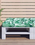 vidaXL Палетна възглавница на листа 80x80x12 см текстил
