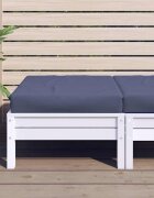 vidaXL Палетна възглавница нейви синя 60x60x95 см Оксфорд плат