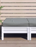 vidaXL Палетна възглавница сива 60x60x95 см Оксфорд плат