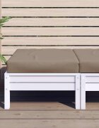 vidaXL Палетна възглавница таупе 60x60x95 см Оксфорд плат