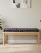 vidaXL Палетна възглавница за под памук 120x40x7 см антрацит