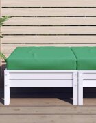 vidaXL Палетна възглавница зелена 60x60x95 см Оксфорд плат