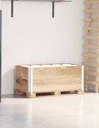 vidaXL Палетни страници 2 бр 100x50 см борова дървесина масив