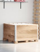 vidaXL Палетни страници 3 бр 100x100 см борова дървесина масив