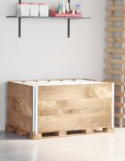 vidaXL Палетни страници 3 бр 120x80 см борова дървесина масив