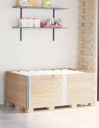 vidaXL Палетни страници 3 бр 150x100 см борова дървесина масив