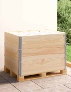vidaXL Палетни страници 3 бр 60x80 см борова дървесина масив