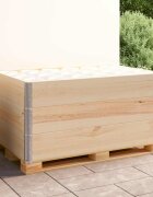 vidaXL Палетни страници 3 бр 80x120 см борова дървесина масив