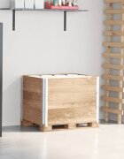 vidaXL Палетни страници 3 бр 80x60 см борова дървесина масив
