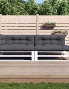 vidaXL Палетни възглавници 5 бр антрацит текстил