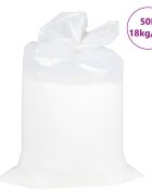 vidaXL Пълнеж за торбички EPS 50 L Бял 18 kg/m³