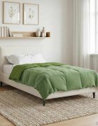 vidaXL Пълно годишно юрганче 140 x 220 cm 4 сезона Зелено Дишащo