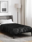 vidaXL Пълно годишно юрганче 155 x 220 cm 300 gsm Черно