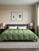 vidaXL Пълно годишно юрганче 200 x 220 cm 4 сезона Зелено Дишащo