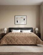 vidaXL Пълно годишно юрганче 200 x 220 cm Не Таупе Дишащo