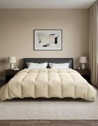 vidaXL Пълно годишно юрганче 220 x 240 cm 4 сезона Кремаво Дишащo