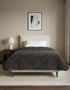 vidaXL Пълно годишно юрганче Патичено Антрацит 140 x 220 cm