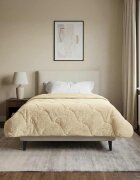 vidaXL Пълно годишно юрганче Патичено Крем 140 x 220 cm