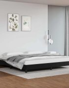 vidaXL Pамка за легло черна 200x200 см изкуствена кожа