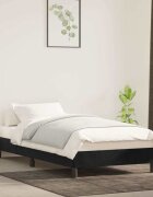 vidaXL Pамка за легло черна 80x200 см кадифе