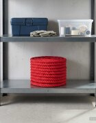 vidaXL Памучен канап 20 mm 50 m Червено 100% Памук