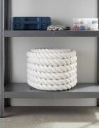vidaXL Памучен канап 40 mm 25 m Бяло 100% Памук
