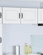 vidaXL Панел за миялна машина Kalmar 2 бр. Бяло Инженерна дървесина