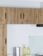 vidaXL Панел за миялна машина Kalmar 2 бр. Дъб Инженерна дървесина