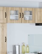 vidaXL Панел за миялна машина Kalmar 2 бр. Сонома дъб