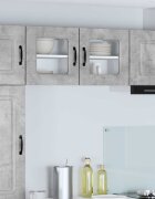 vidaXL Панел за миялна машина Kalmar 2 бр. Циментено сиво