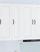 vidaXL Панел за миялна машина Kalmar Бяло 30 x 31 x 100 см